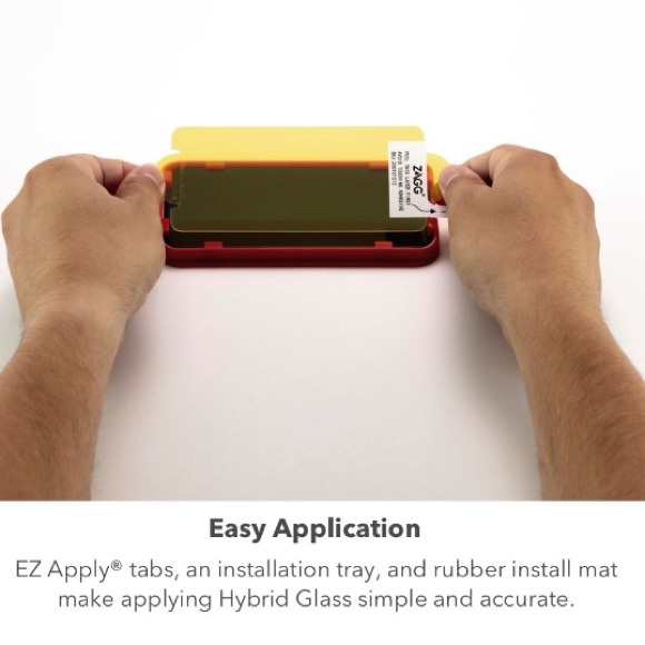 💜 iPhone8Plus/7Plus/6sPlus/6Plus InvisibleShield Hybrid Glass Screen Protector - Picture 5 of 14